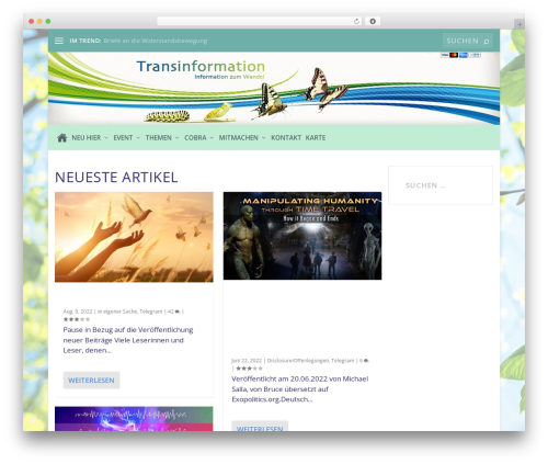 Extra WP theme - transinformation.net