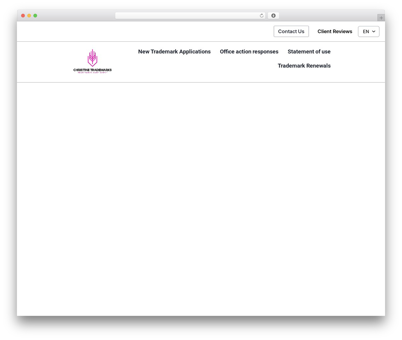 Hello Elementor WordPress theme - christinetrademarks.com