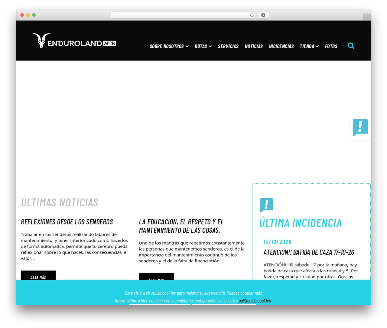 Infinite WordPress theme - endurolandmtb.com Infinite WordPress theme - endurolandmtb.com