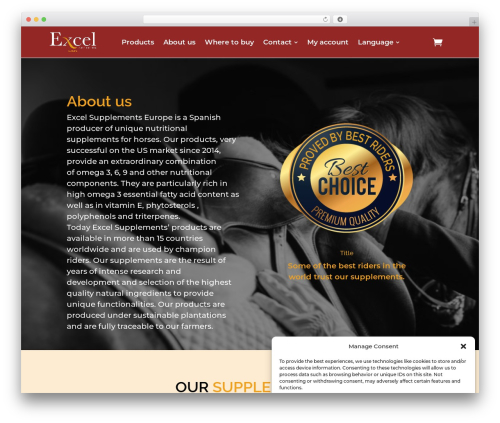 Divi bodycommerce WordPress plugin - excelsupplements.eu