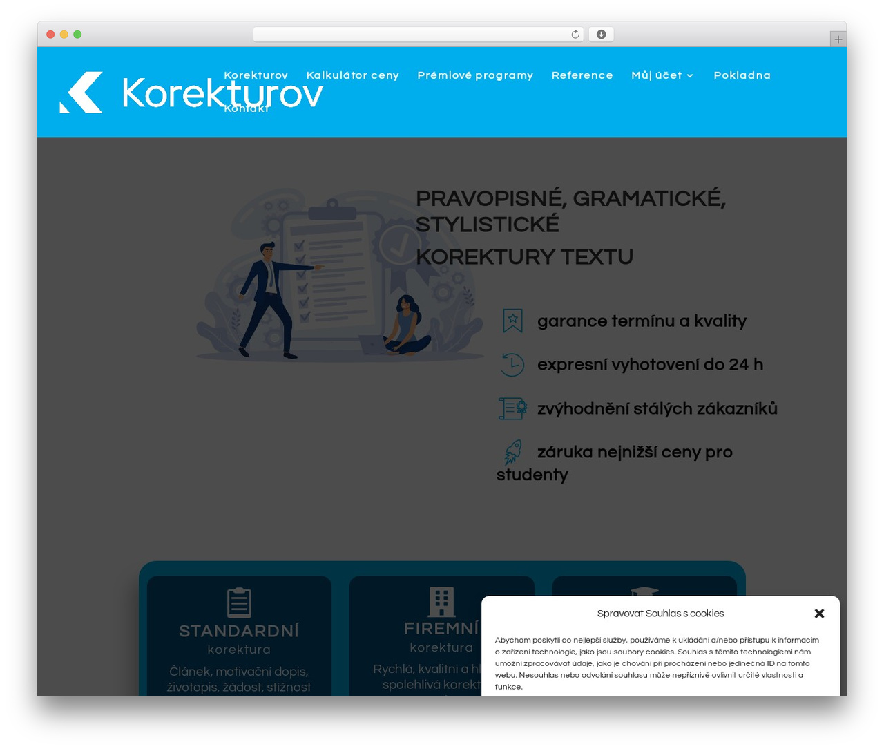 Theme WordPress Divi - korekturov.cz