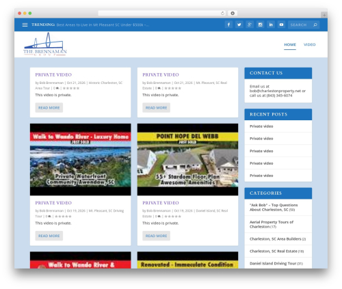 Popover WordPress plugin - charlestonvideos.com