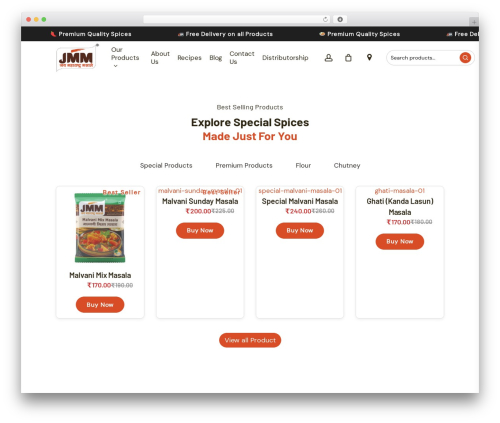 Disco WordPress plugin - jmmspices.com