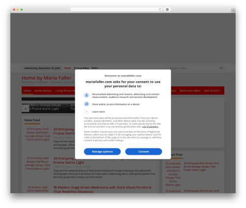 Theme WordPress Newkarma - mariafaller.com