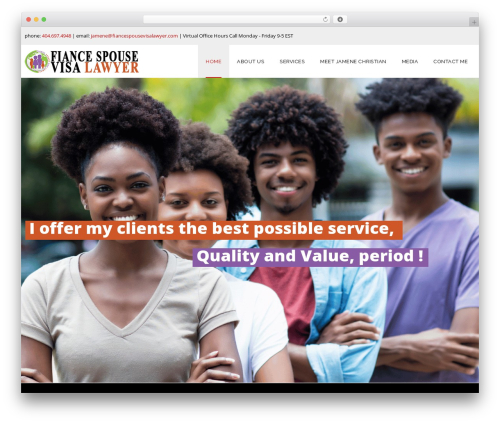 Designthemes attorney addon WordPress plugin - fiancespousevisalawyer.com