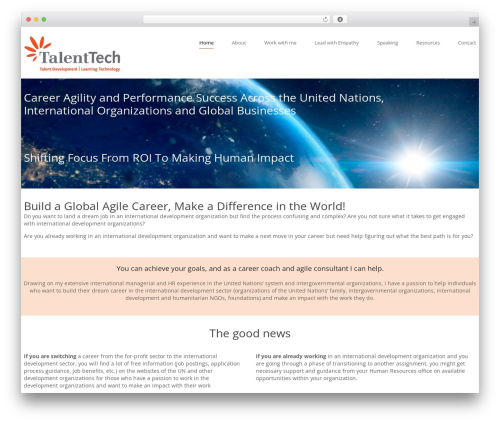 WordPress theme cherry - thetalent-tech.com