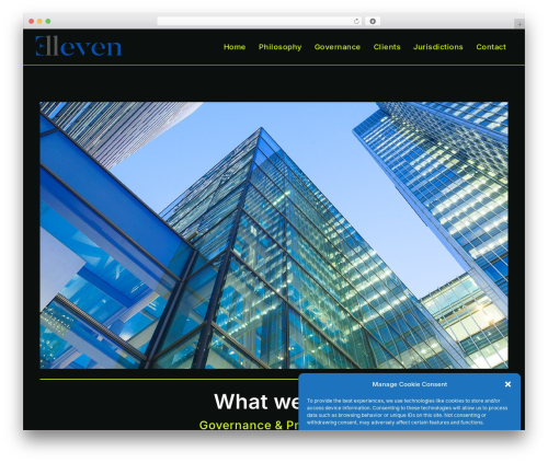 WordPress theme Eduberg - eleven-ltd.com