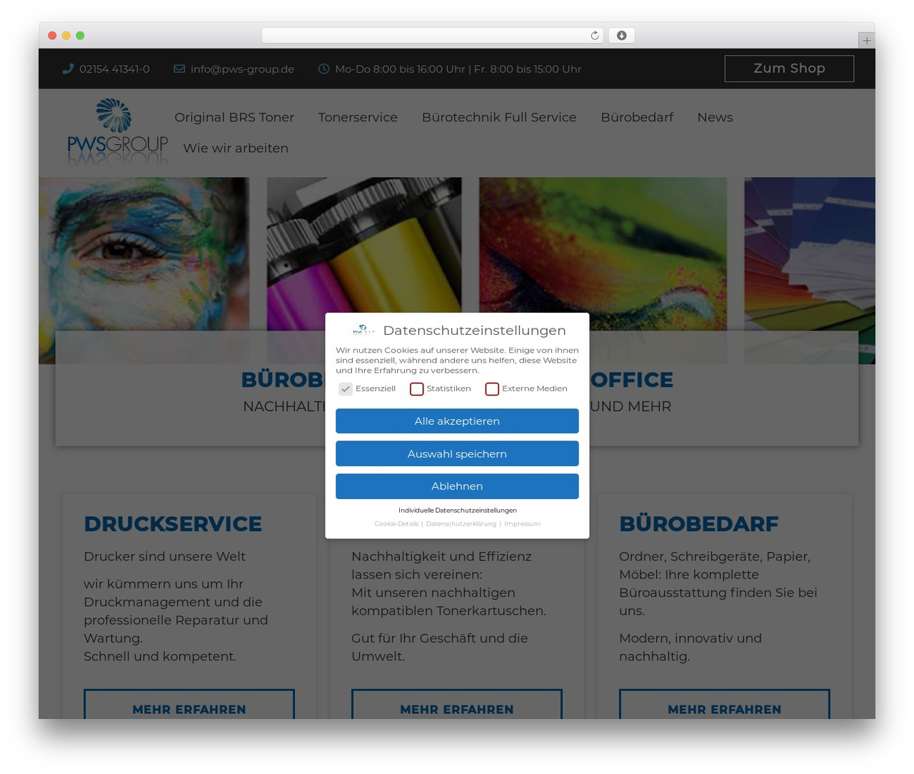 WordPress theme Hello Elementor - pws-group.de