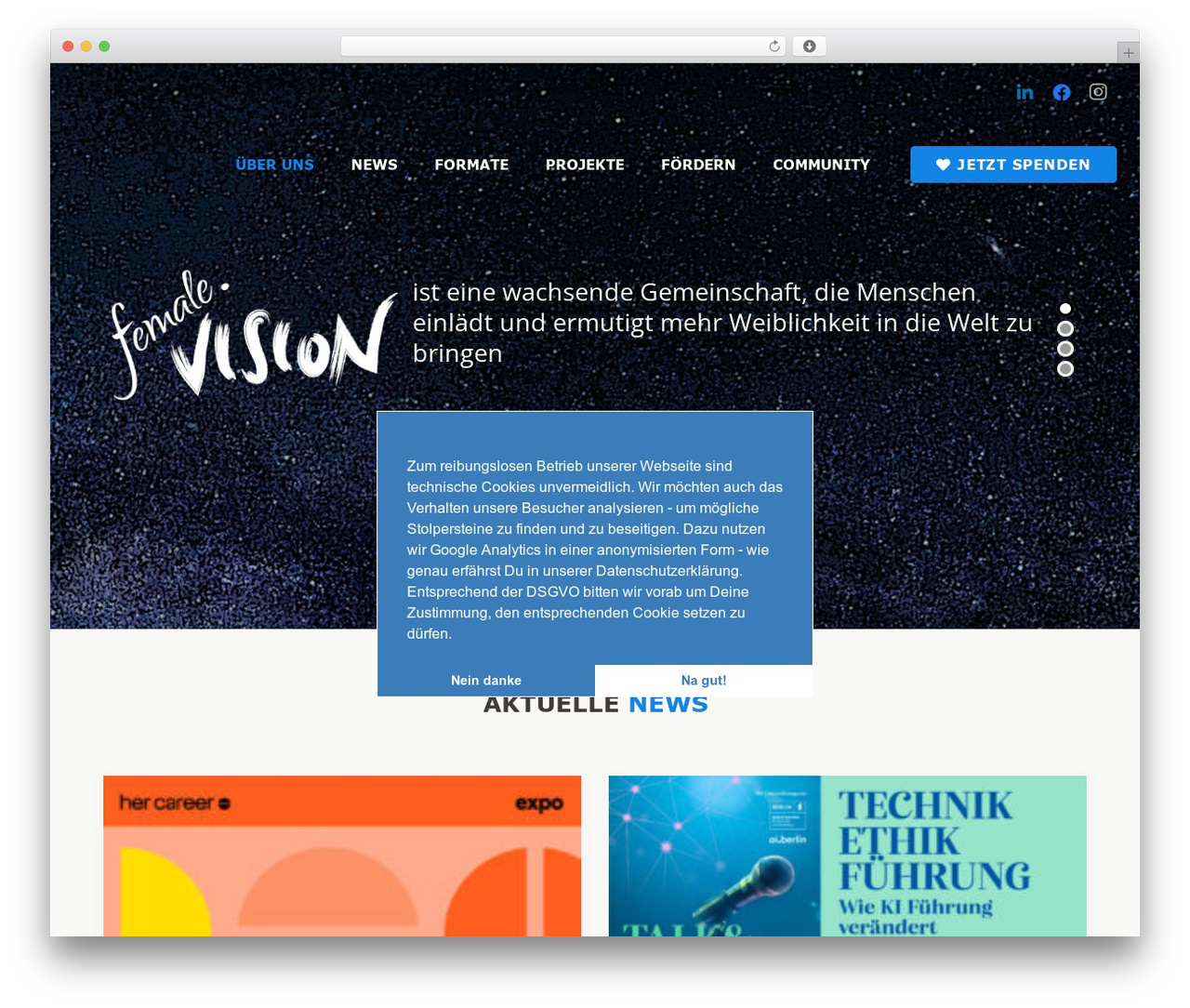 WordPress theme Impreza - female.vision WordPress theme Impreza - female.vision