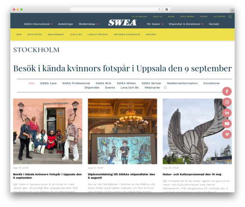 WordPress theme SWEA - stockholm.swea.org