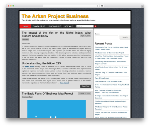 Asteroid theme WordPress - thearkanproject.com Asteroid theme WordPress - thearkanproject.com