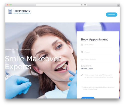 Best WordPress theme Qwery - thefrederickdentalclinic.com