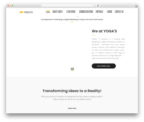 NODE theme WordPress - yogasgroup.org