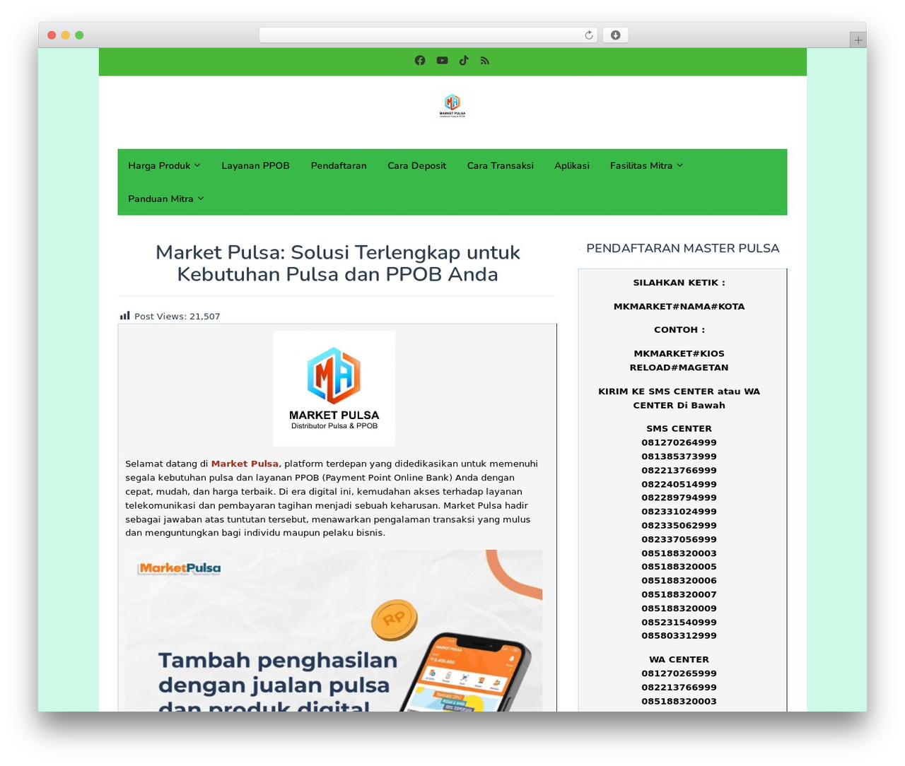 Superfast theme WordPress - marketpulsamagetan.com