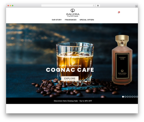 Theme WordPress Beaux - galleriaparfums.com