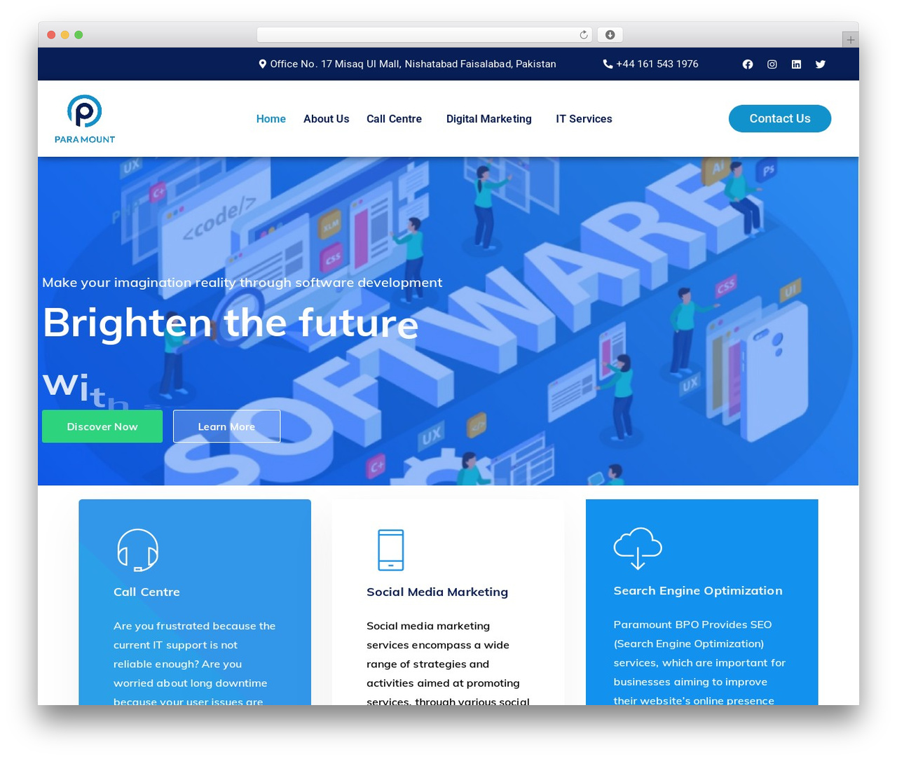 Theme WordPress StartFlow - paramount-bpo.com