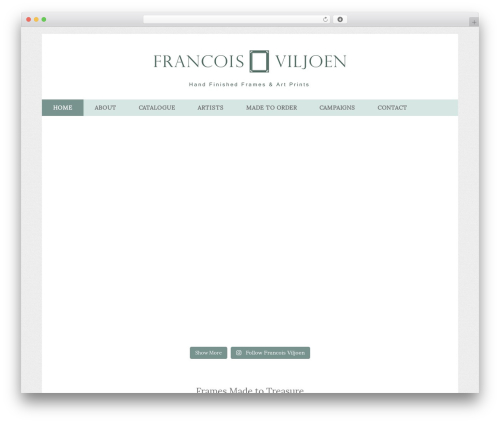Vantage theme WordPress free - francoisviljoen.com