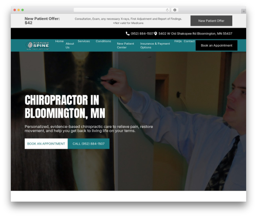 Virtual Image WordPress website theme - riverviewspine.com