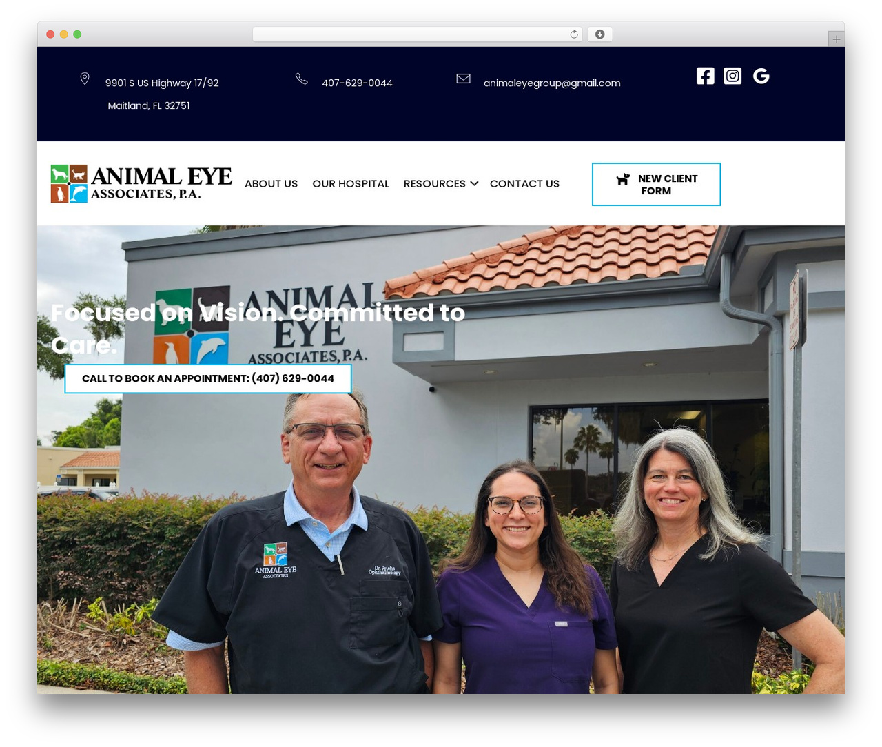 WordPress theme Woo360 Child Theme - animaleyegroup.com