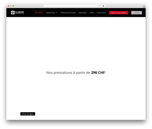 WordPress theme Divi - id-custom.ch