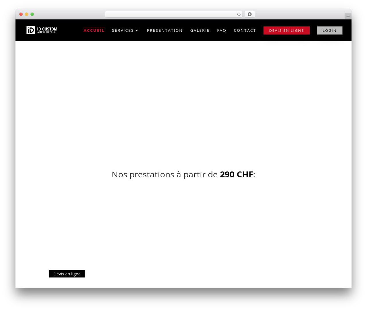 WordPress theme Divi - id-custom.ch