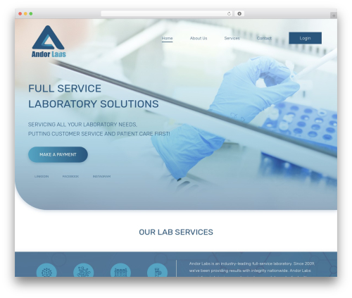 WordPress theme Precision Creative - andorlabs.com