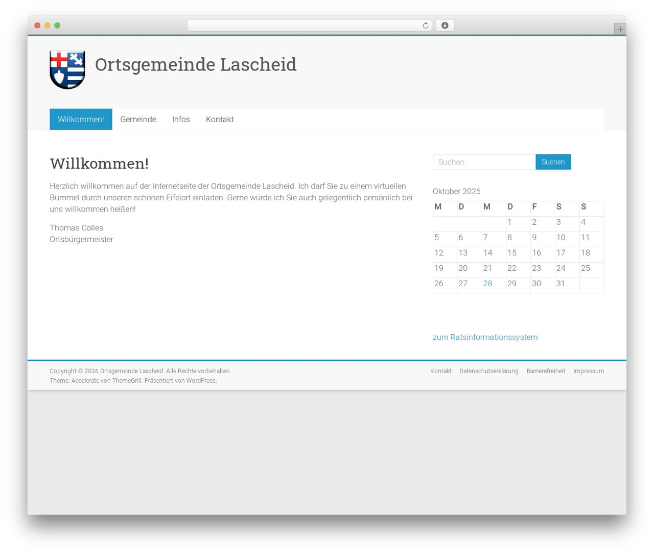 Accelerate Child Theme theme WordPress - lascheid.net