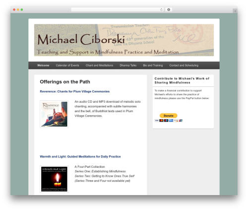 Catch Box theme WordPress - truemiddleway.org