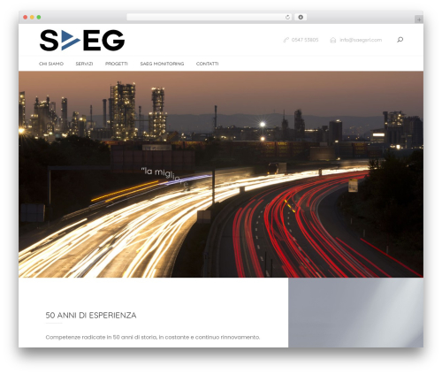 Composer top WordPress theme - saegsrl.com