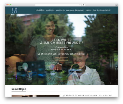 Flatsome WordPress theme - kein0815job.de