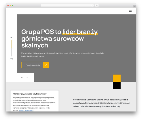 Grupa PGS WordPress theme - grupapgs.pl