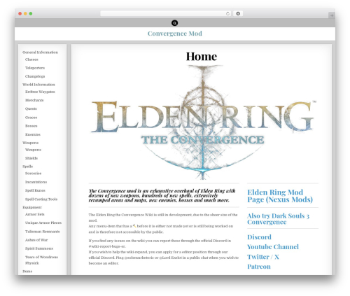 MintWP WP theme - convergencemod.com