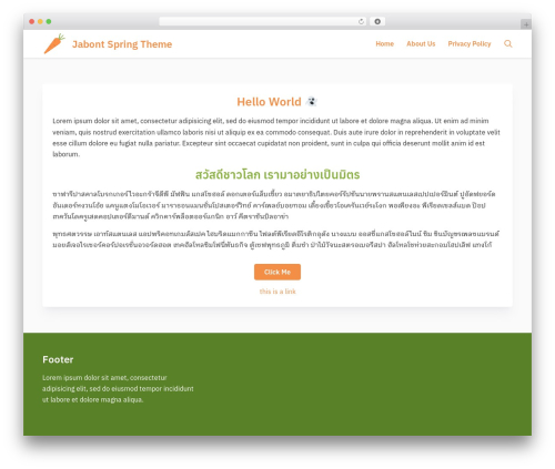 Seed Spring theme WordPress - spring.jabont.com