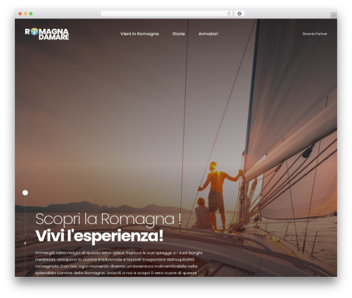 Storefront WordPress theme design - romagnadamare.com