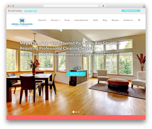 WordPress theme Cleaningpro - www.megacleaning.co.uk