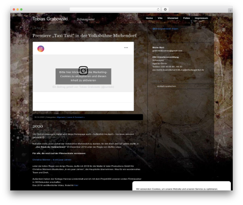 WordPress theme Modularity Lite - tobiasgrabowski.de