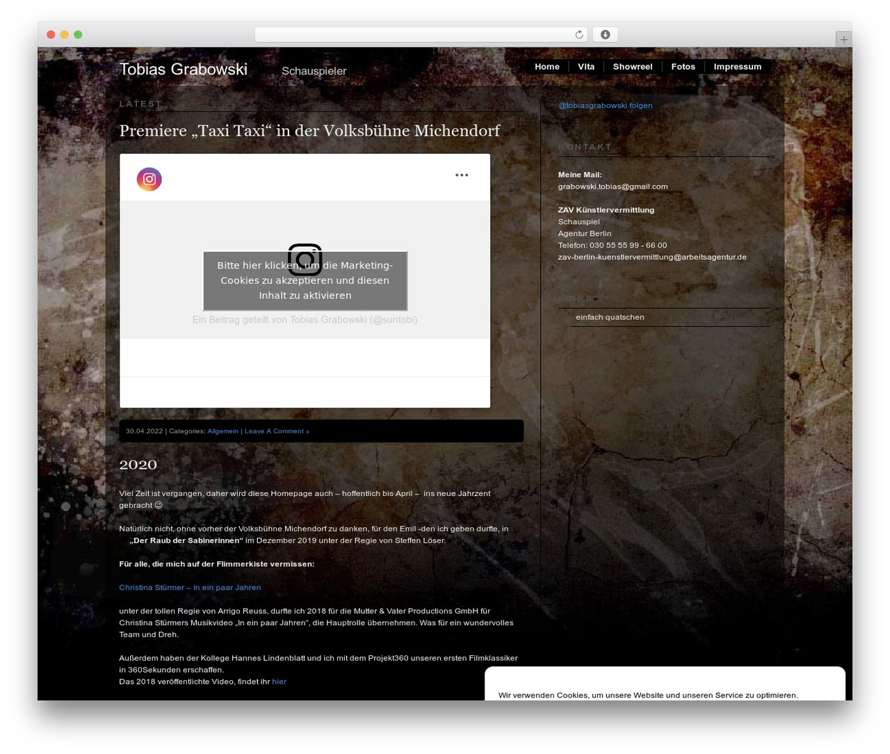 WordPress theme Modularity Lite - tobiasgrabowski.de