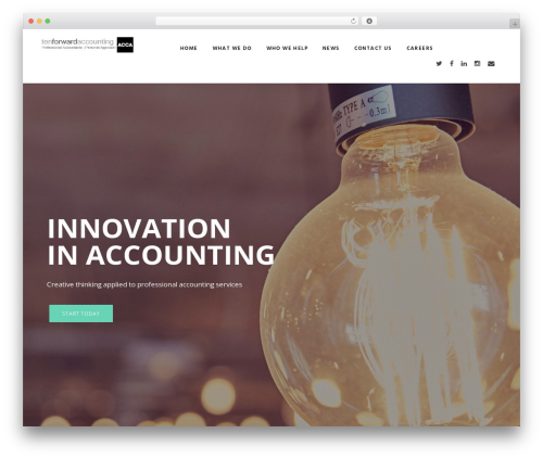 WordPress theme Revo - tenforwardfinance.co.uk