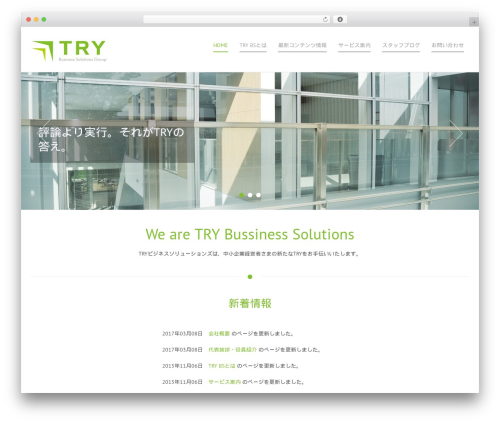 WordPress website theme AccessPress Root Pro - try-bs.com