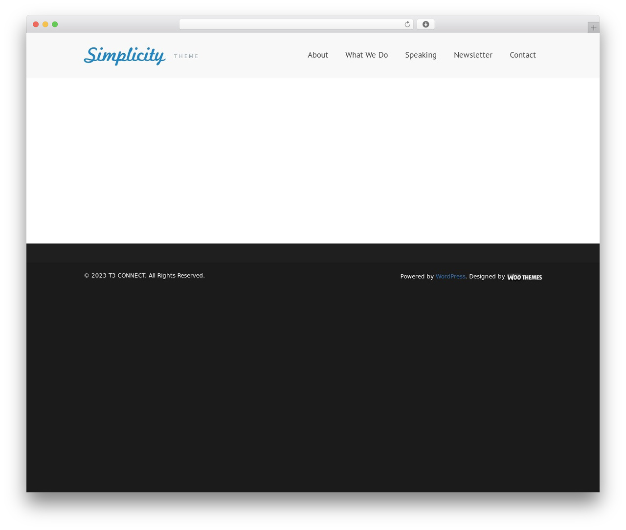 WordPress website theme Simplicity - t3connect.com WordPress website theme Simplicity - t3connect.com