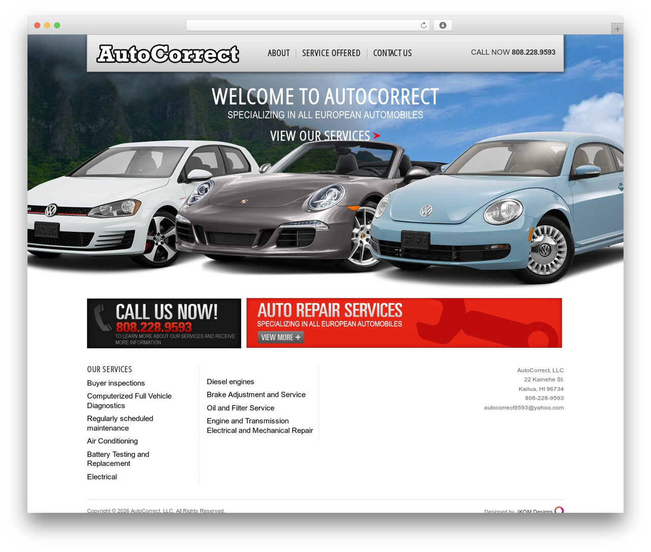 AutoCorrect, LLC WordPress theme - autocorrectkailua.com AutoCorrect, LLC WordPress theme - autocorrectkailua.com
