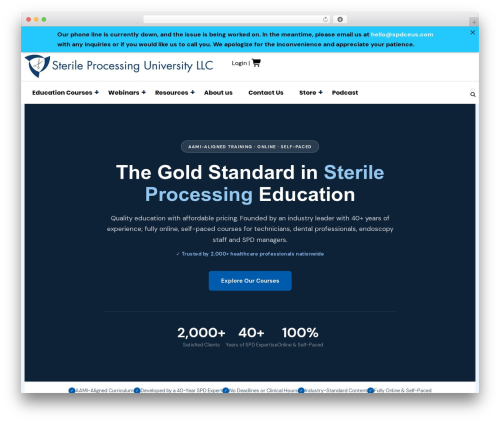 Best WordPress theme Thrive Framework - spdceus.com