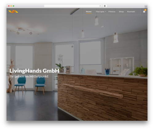 Corpus WordPress theme - living-hands.ch