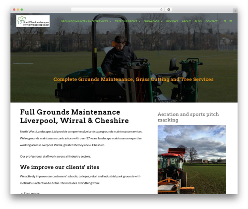 Create landscaping WordPress theme - nwlandscapes.biz