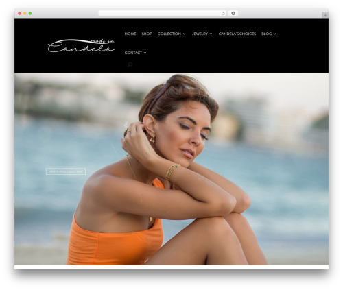 Divi WordPress theme - madeincandela.com