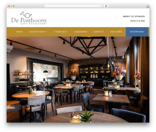 DODO Theme WordPress restaurant theme - deposthoornschagen.nl