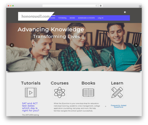 Edukado WordPress theme - honorawall.com