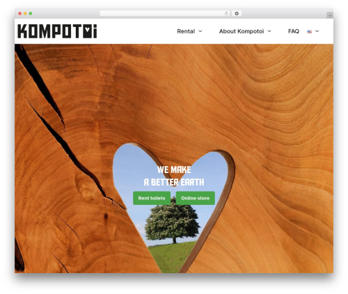 GeneratePress theme WordPress - kompotoi.ch