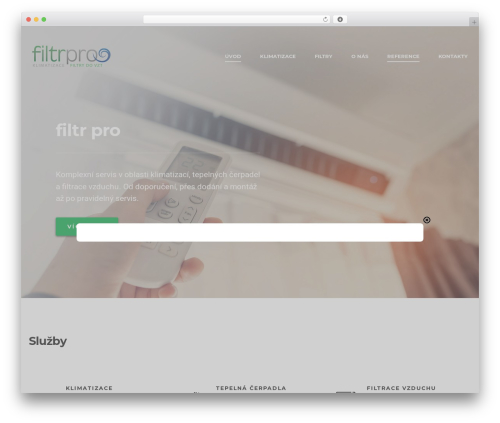Meth WordPress theme - filtr-pro.cz
