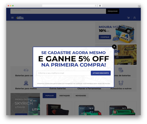 Mobimax WordPress theme - lojaodasbaterias.com